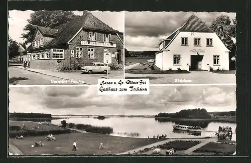 AK Bosau a. Gr. Plöner See, Gasthaus zum Frohsinn & Gästehaus Seefrieden