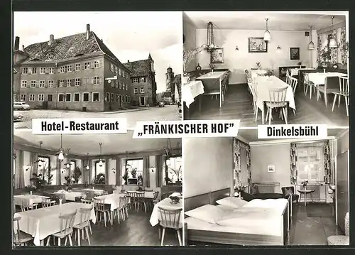 AK Dinkelsbühl, Hotel-Restaurant "Fränkischer Hof"