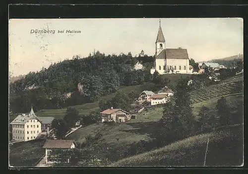 AK Dürnberg, Ortsansicht mit Kirche