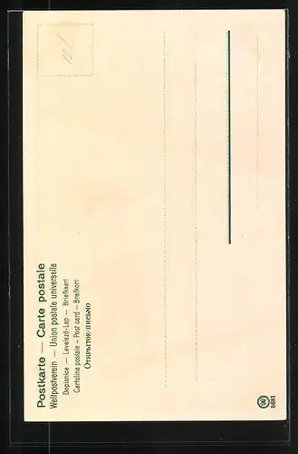 Künstler-AK Alfred Mailick: Knabe mit Wanderstock und Beutel