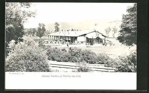 AK Fleurier, Tir Cantonal Neuchatelois 1902, Grande Cantine et Pavillon des Prix