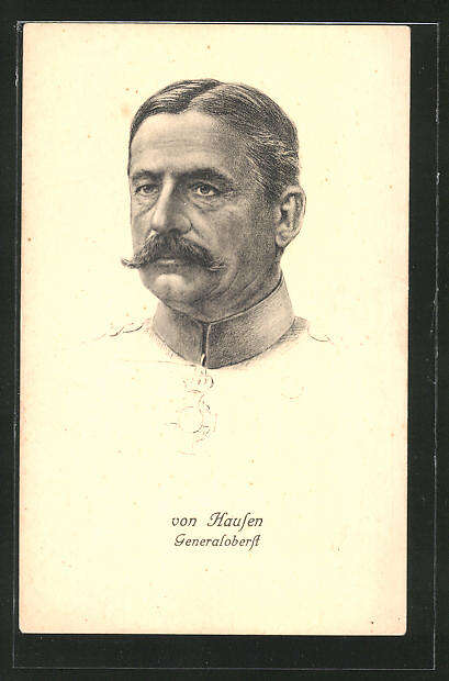 Künstler Ak Generaloberst Max von Hausen, Portrait, Stengel 49130 Nr