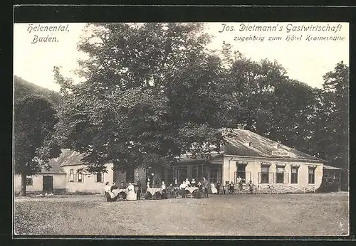 AK Helenental, Gasthaus & Hotel Krainerhütte