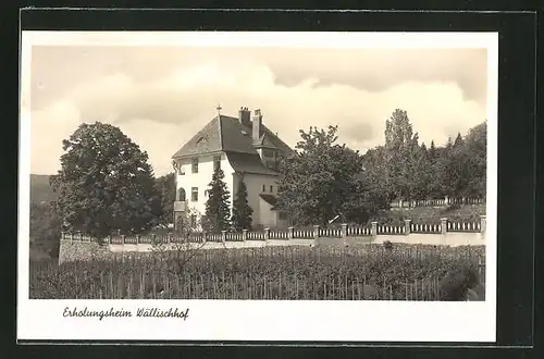 AK Maria-Enzersdorf, Blick zum Erholungsheim Wällischhof