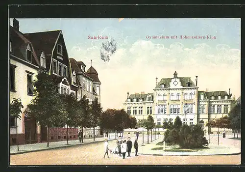AK Saarlouis, Gymnasium mit Hohenzollern-Ring