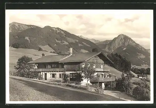 AK Thalhofen /Allg., Hotel Berghaus Jägerwinkel