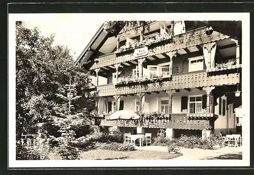 AK Oberstdorf /Allg., Hotel-Pension "Haus Bergblick"