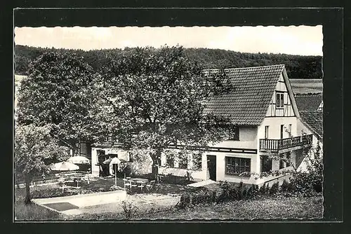 AK Wickersrode, Hotel-Pension Hauchwitz "Haus Ludolph"