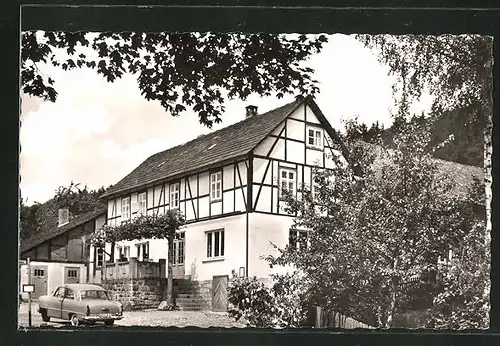 AK Polier im Solling, Gasthaus und Pension Karl Schmidt