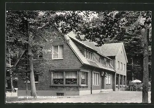 AK Laer, Gasthaus zum Waldschlösschen