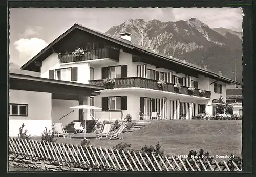 AK Oberstdorf / Allgäu, Hotel-Haus Klein "Garni", Fellhornstrasse 20