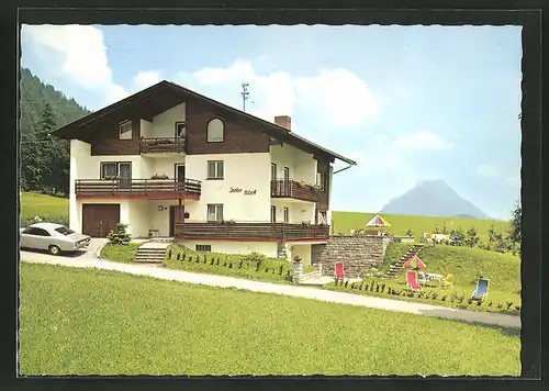 AK Oberjoch / Allgäu, Hotel-Pension "Haus Iseler Blick"