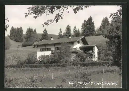 AK Vorderhindelang, Hotel-Pension Haus "Pflüger"