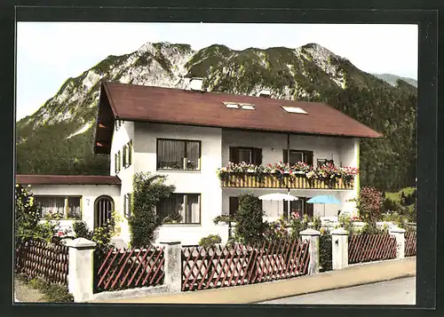 AK Oberstdorf, Hotel-Fremdenheim Dressler, Trettachstrasse 29