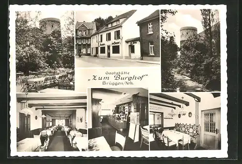 AK Brüggen, Gasthaus "Zum Burghof"