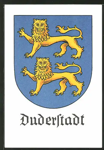AK Duderstadt, Wappen der Stadt