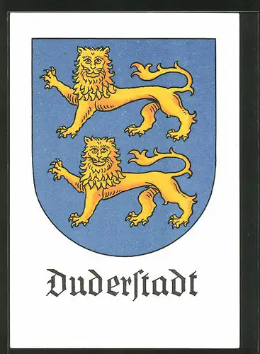 AK Duderstadt, Wappen der Stadt