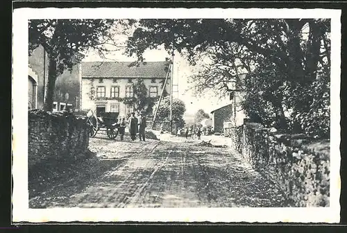 AK Leidingen, Ehemalige deutsch-französische Grenzstrasse