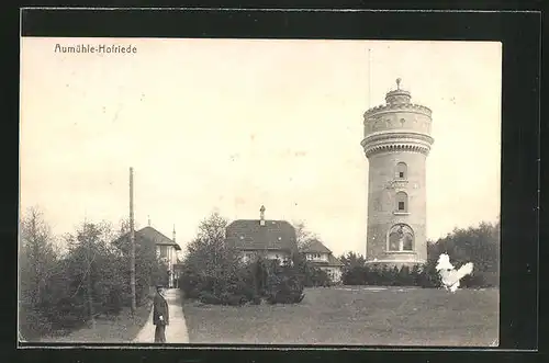 AK Aumühle-Hofriede, Partie am Wasserturm