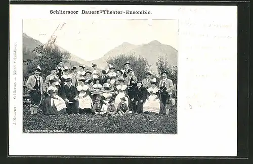 AK Schliersee, Schlierseer Bauern-Theater-Ensemble, Gruppenbild