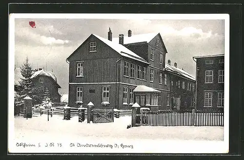 AK St. Andreasberg, Ski-Hütte des Infanterie-Regiments 13