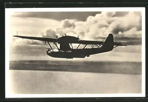 AK Unsere Luftwaffe, Seefernaufklärer-Flugboot Dornier Do-18