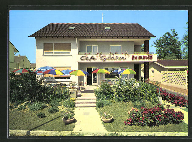 AK Bad Rappenau, Café Glaser, Wimpfener Strasse 55 Nr