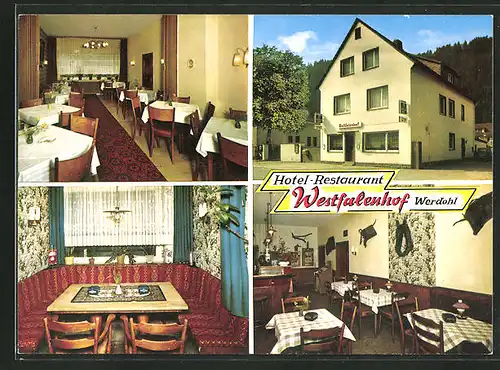 AK Werdohl / Sauerland, Hotel-Restaurant "Westfalenhof"