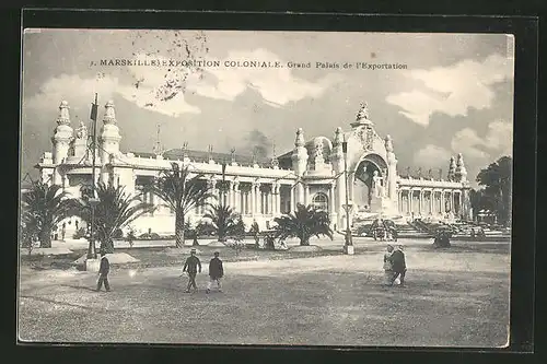 AK Marseille, Exposition coloniale 1906, Grand Palais de l' Exportation