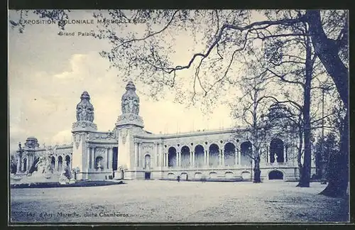 AK Marseille, Exposition coloniale 1922, Grand Palais