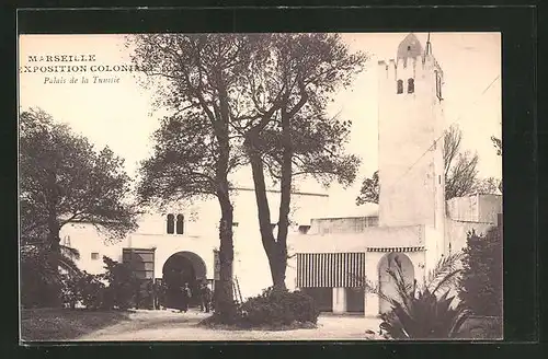 AK Marseille, Exposition coloniale 1922, Palais de la Tunisie