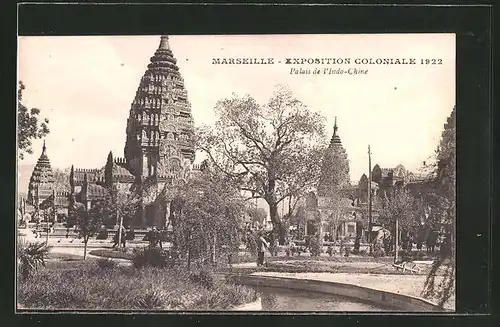 AK Marseille, Exposition coloniale 1922, Palais de l' Indochine