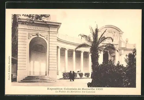 AK Marseille, Exposition coloniale 1922, Le Palais du Ministère des Colonies