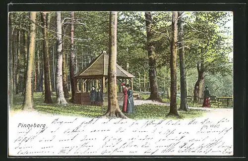 AK Pinneberg, Pavillon im Wald