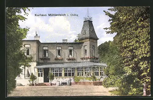AK Varel, Hotel-Kurhaus Mühlenteich