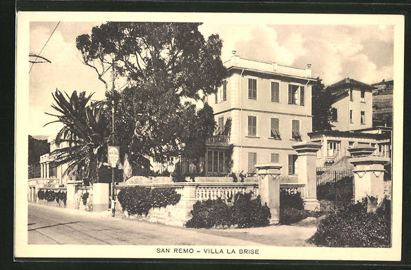 AK San Remo, Villa la Brise Nr. 8200055 - oldthing ...