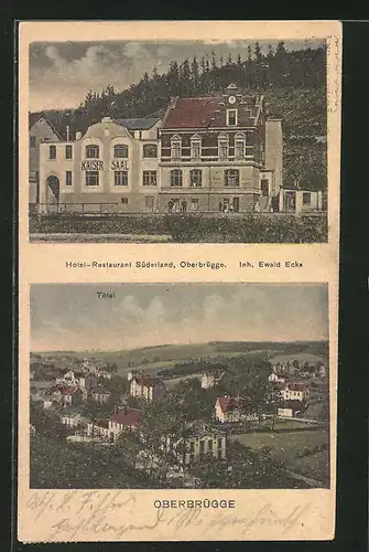 AK Oberbrügge, Hotel-Restaurant Süderland von Ewald Ecks