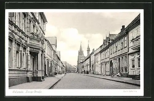 AK Walsrode, Blick in die Lange Strasse