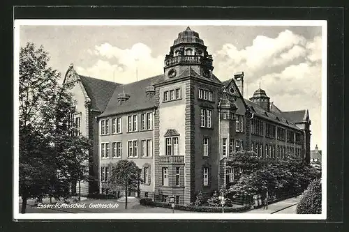 AK Essen-Rüttenscheid, Partie an der Goetheschule