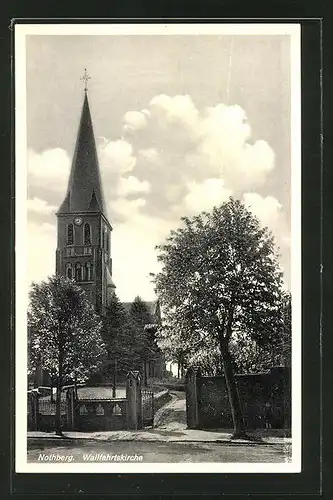 AK Nothberg, Partie an der Wallfahrtskirche