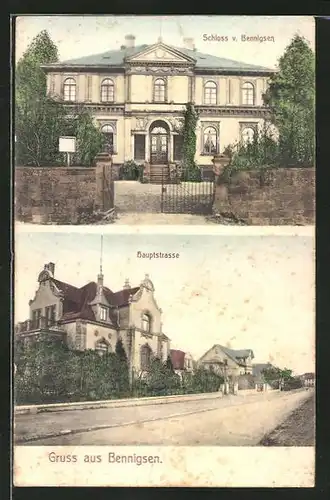 AK Bennigsen, Schloss und Hauptstrasse