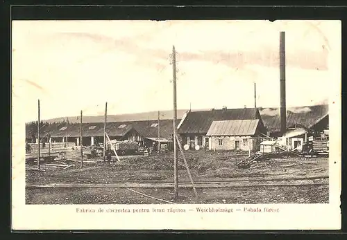 AK Comandau, Eichholz-Sägewerk, Fabrica de cherestea pentru lemn rasinos