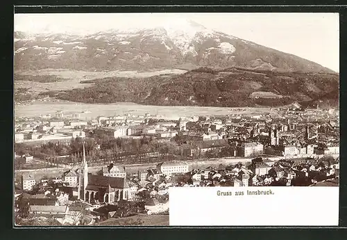 Foto-AK Fritz Gratl: Innsbruck, Panorama