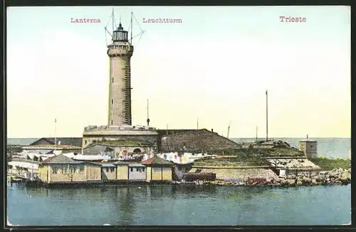 AK Trieste, Partie am Leuchtturm