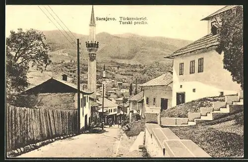 AK Sarajewo, Blick auf das Türkenviertel