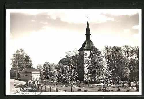 AK Tumba, Botkyrka, Blick zur Kirche