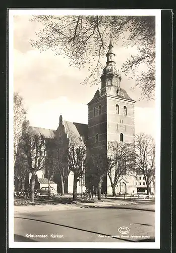 AK Kritiansstad, Strassenpartie an der Kirche, Kyrkan