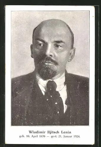 AK Wladimir Iljitsch Lenin, 1870 - 1924