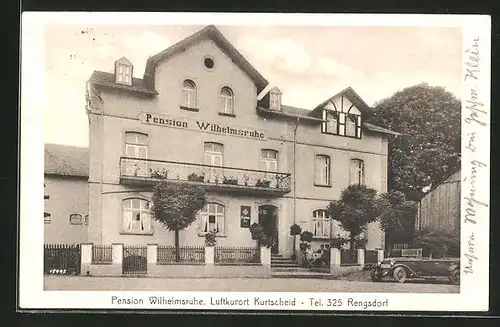 AK Kurtscheid, Ansicht von der Hotel-Pension Wilhelmsruhe