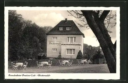 AK Ehlscheid, Hotel-Pension-Café "Westerwald"